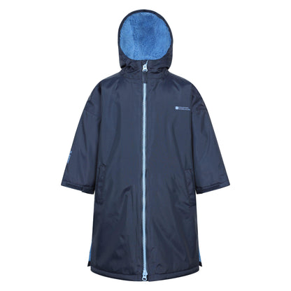 Navy - Front - Mountain Warehouse Childrens-Kids Tidal Waterproof Robe
