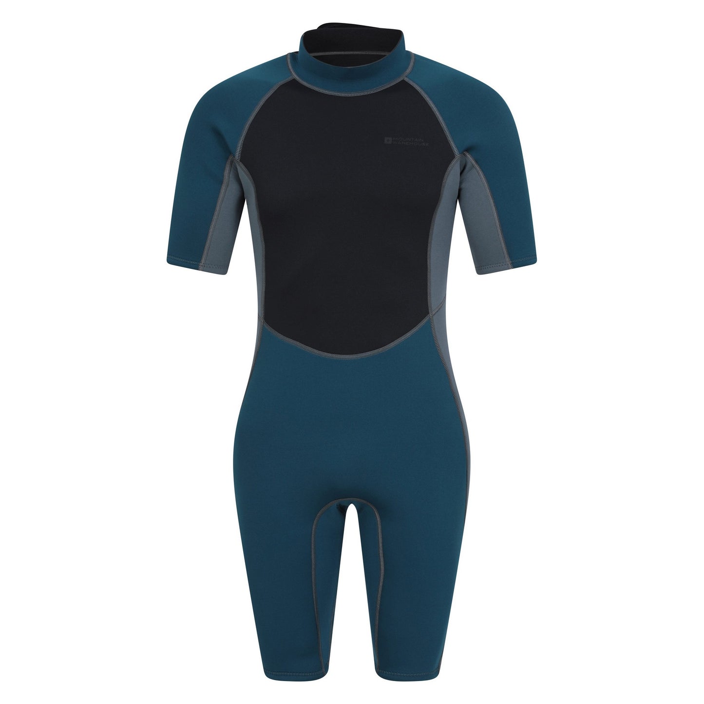 Petrol - Front - Mountain Warehouse Mens Neoprene Wetsuit