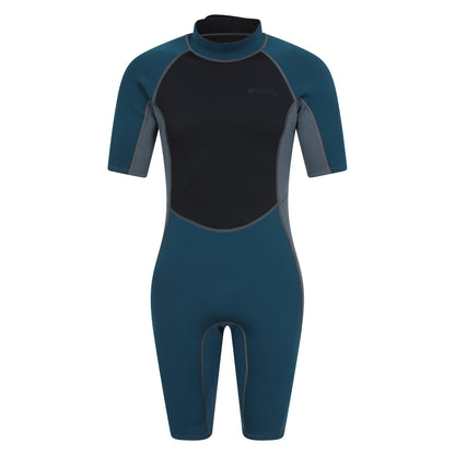 Petrol - Front - Mountain Warehouse Mens Neoprene Wetsuit
