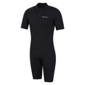 Jet Black - Side - Mountain Warehouse Mens Neoprene Wetsuit