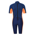 Navy Blue-Black-Orange - Back - Mountain Warehouse Mens Neoprene Wetsuit