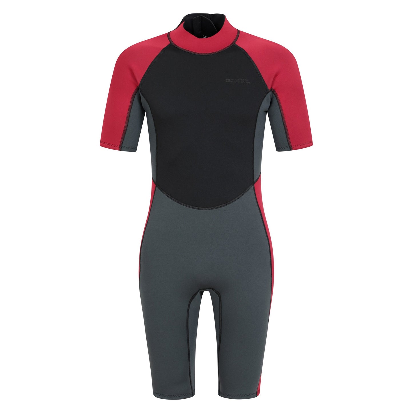 Grey - Front - Mountain Warehouse Mens Neoprene Wetsuit