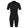 Jet Black - Front - Mountain Warehouse Mens Neoprene Wetsuit