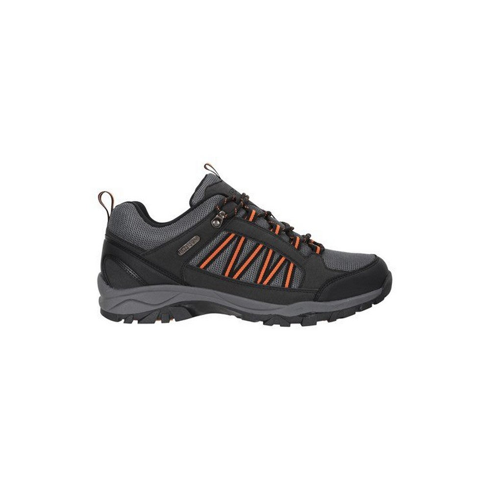 Black - Back - Mountain Warehouse Mens Path Waterproof Walking Shoes