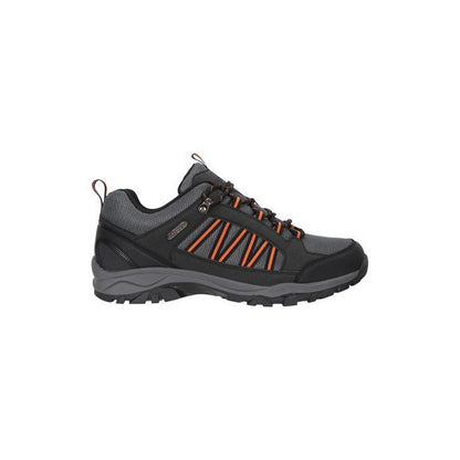 Black - Back - Mountain Warehouse Mens Path Waterproof Walking Shoes