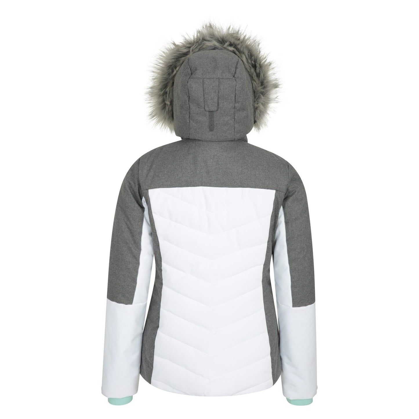 White - Back - Mountain Warehouse Womens-Ladies Pyrenees Padded Ski Jacket