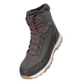 Khaki - Pack Shot - Mountain Warehouse Womens-Ladies Tundra Leather Snow Boots