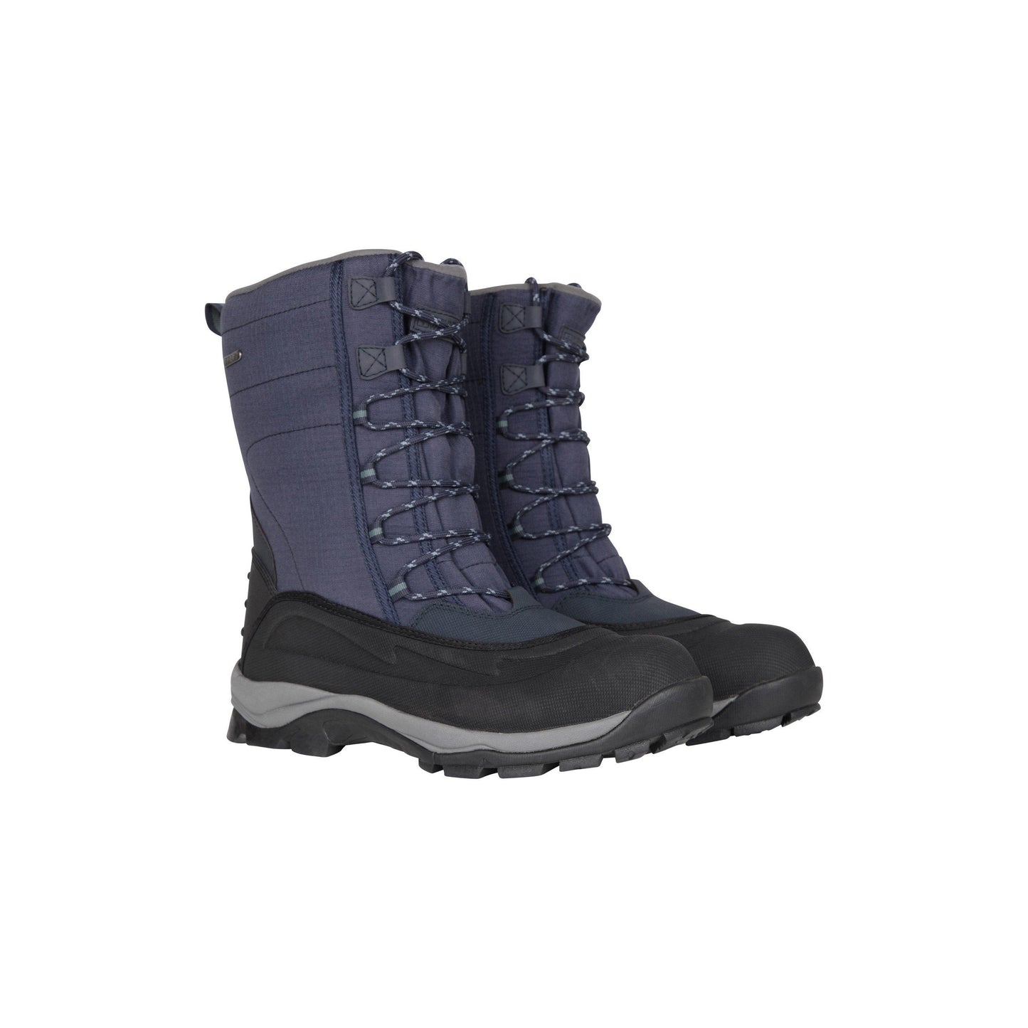 Navy - Front - Mountain Warehouse Mens Park Snow Boots