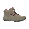 Light Brown - Back - Mountain Warehouse Womens-Ladies Mcleod Wide Walking Boots