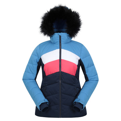 Blue - Front - Mountain Warehouse Womens-Ladies Cascade Padded Ski Jacket