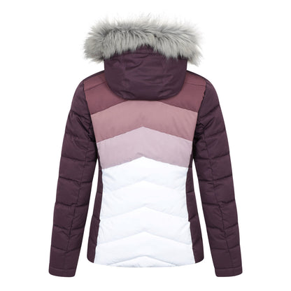 Dusky Purple - Back - Mountain Warehouse Womens-Ladies Cascade Padded Ski Jacket