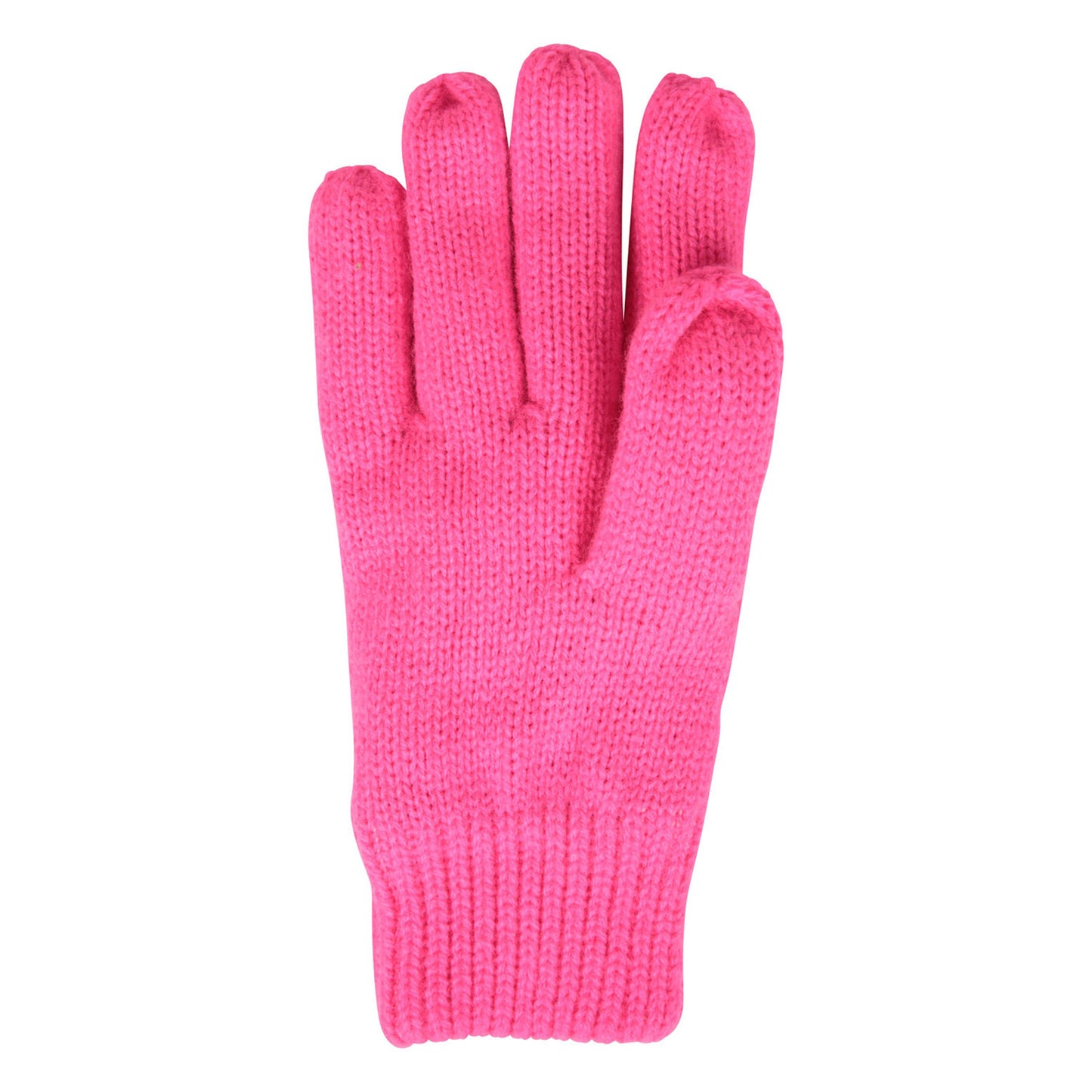 Bright Pink - Lifestyle - Mountain Warehouse Childrens-Kids Thermal Thinsulate Knitted Gloves