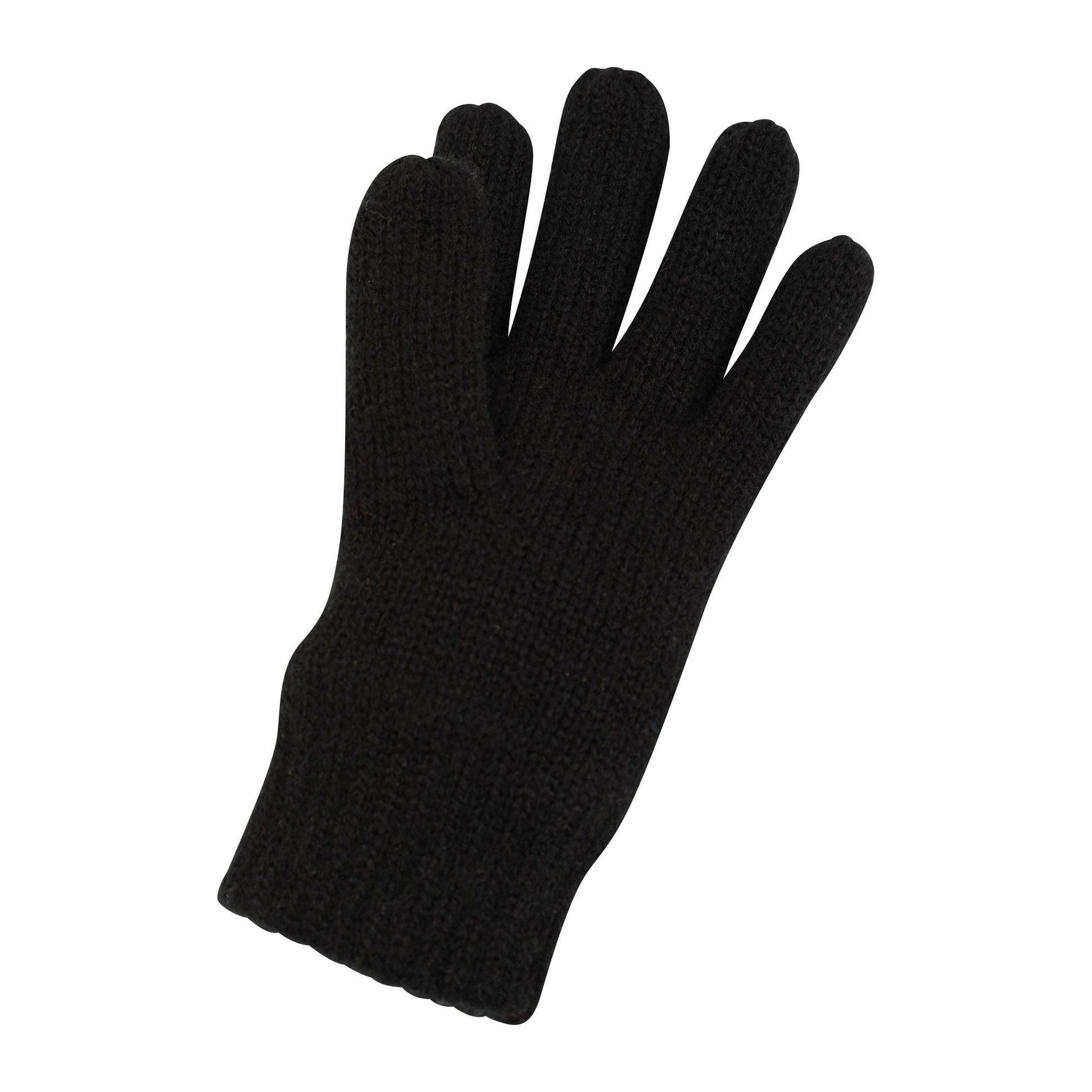 Black - Lifestyle - Mountain Warehouse Childrens-Kids Thermal Thinsulate Knitted Gloves