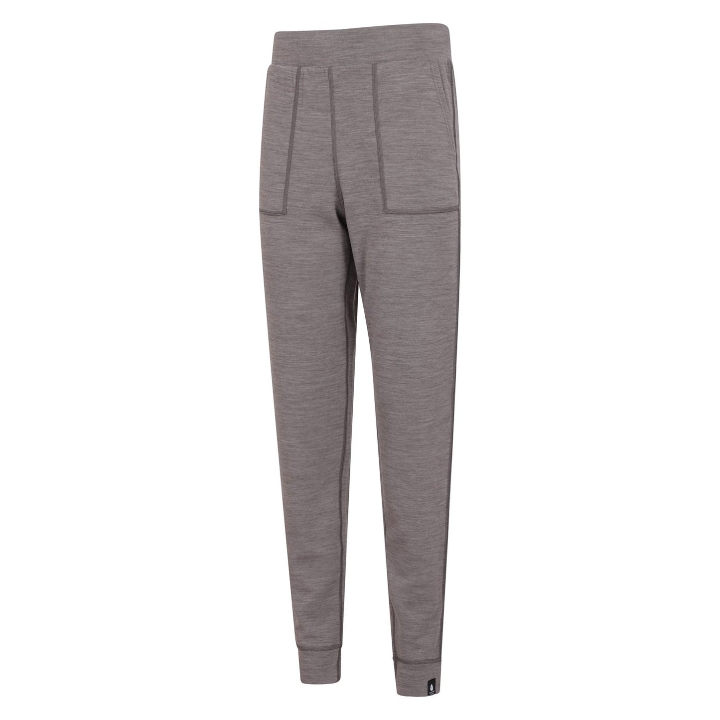 Grey - Side - Mountain Warehouse Womens-Ladies Merino Wool Jogging Bottoms