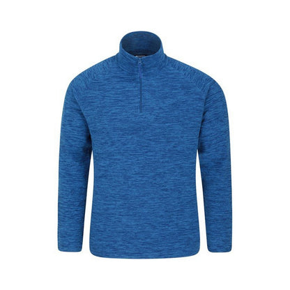 Cobalt Blue - Front - Mountain Warehouse Mens Snowdon Fleece Top