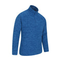 Cobalt Blue - Side - Mountain Warehouse Mens Snowdon Fleece Top
