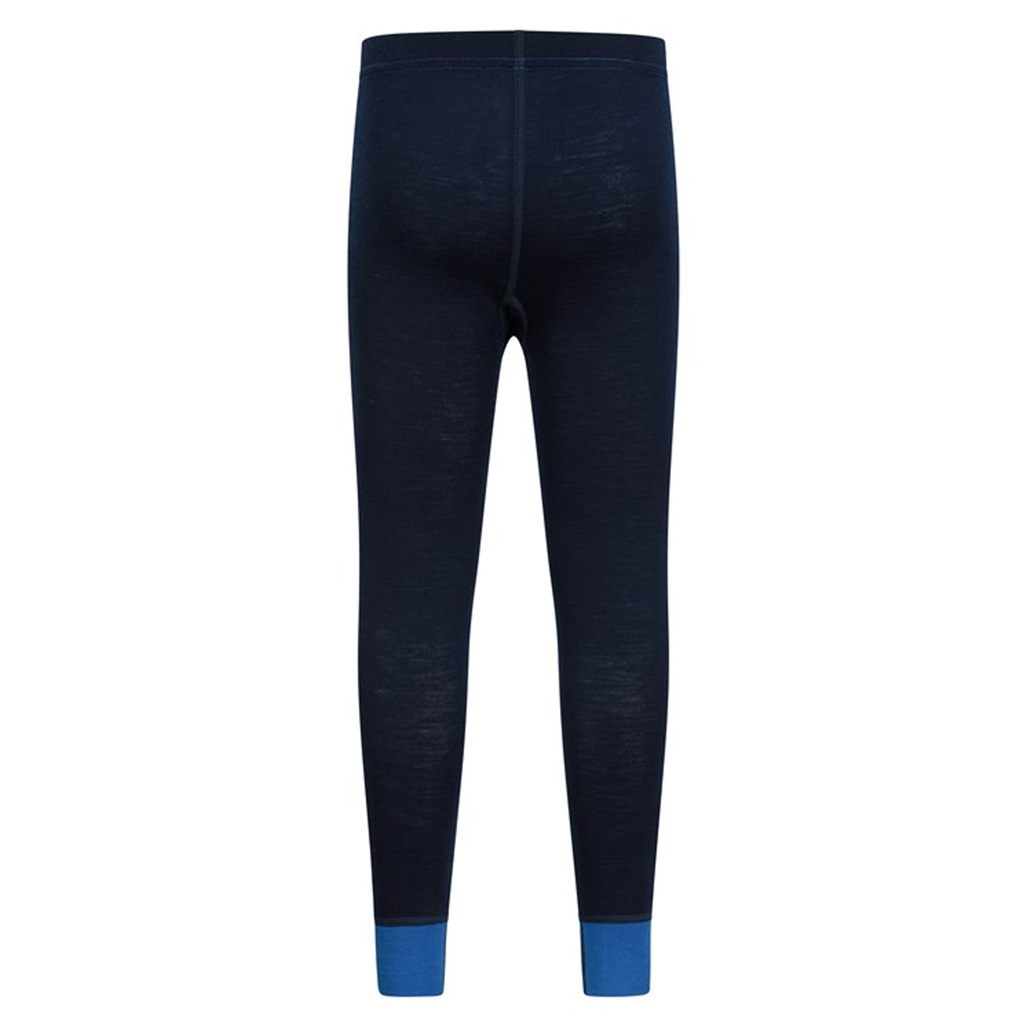 Black-Blue - Side - Mountain Warehouse Childrens-Kids II Merino Wool Base Layer Bottoms