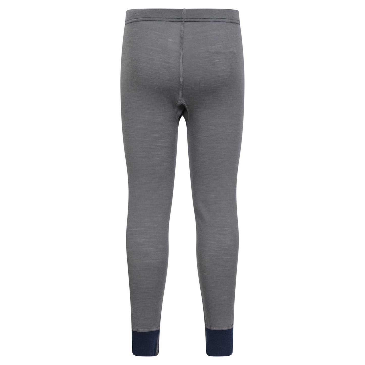Grey - Side - Mountain Warehouse Childrens-Kids II Merino Wool Base Layer Bottoms