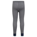 Grey - Side - Mountain Warehouse Childrens-Kids II Merino Wool Base Layer Bottoms