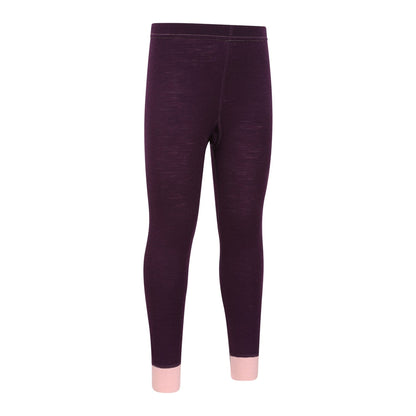 Berry - Back - Mountain Warehouse Childrens-Kids II Merino Wool Base Layer Bottoms