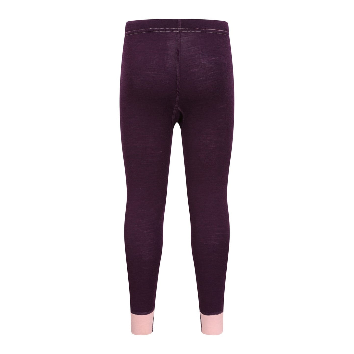 Berry - Side - Mountain Warehouse Childrens-Kids II Merino Wool Base Layer Bottoms