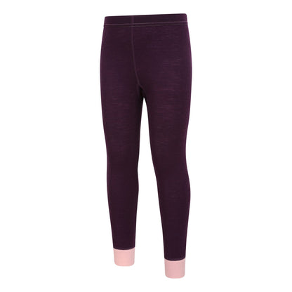 Berry - Lifestyle - Mountain Warehouse Childrens-Kids II Merino Wool Base Layer Bottoms