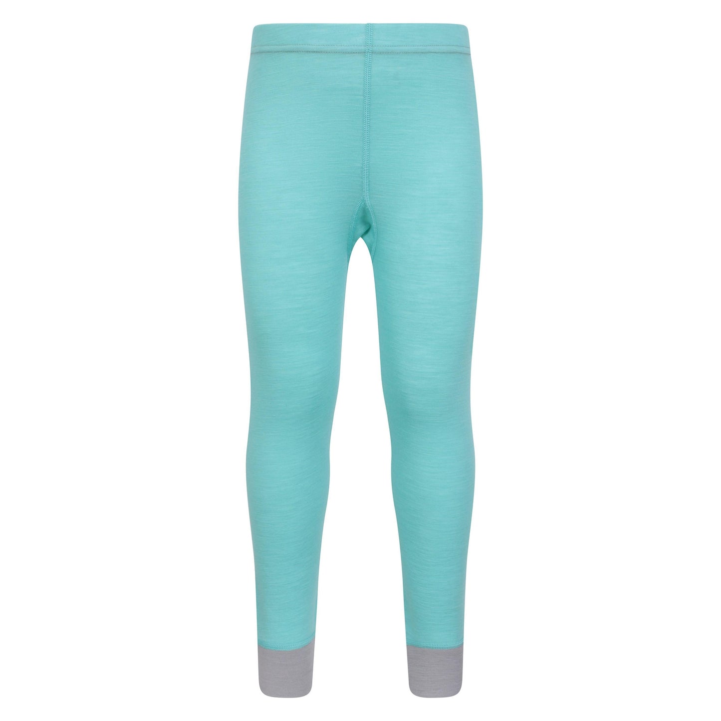 Mint - Front - Mountain Warehouse Childrens-Kids II Merino Wool Base Layer Bottoms
