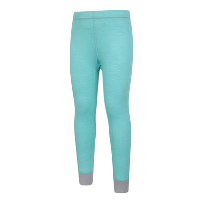 Mint - Lifestyle - Mountain Warehouse Childrens-Kids II Merino Wool Base Layer Bottoms