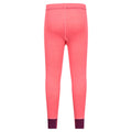 Bright Pink - Side - Mountain Warehouse Childrens-Kids II Merino Wool Base Layer Bottoms