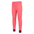 Bright Pink - Lifestyle - Mountain Warehouse Childrens-Kids II Merino Wool Base Layer Bottoms