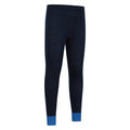 Black-Blue - Back - Mountain Warehouse Childrens-Kids II Merino Wool Base Layer Bottoms