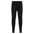 Black - Front - Mountain Warehouse Childrens-Kids II Merino Wool Base Layer Bottoms