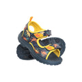 Navy-Mustard - Close up - Mountain Warehouse Childrens-Kids Sandals