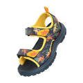 Navy-Mustard - Front - Mountain Warehouse Childrens-Kids Sandals