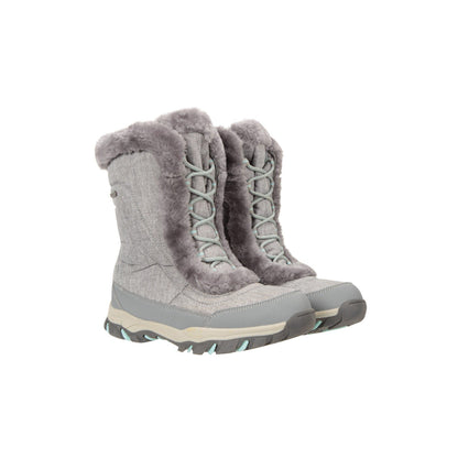 Mint - Close up - Mountain Warehouse Womens-Ladies Ohio Snow Boots