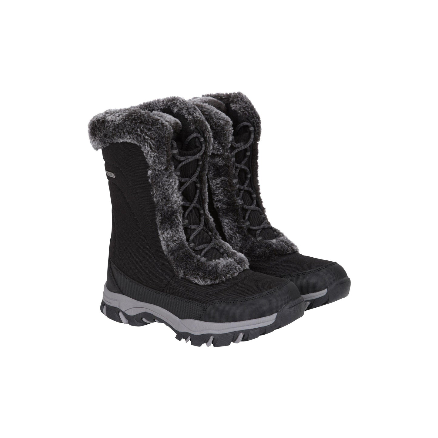 Jet Black - Front - Mountain Warehouse Womens-Ladies Ohio Snow Boots
