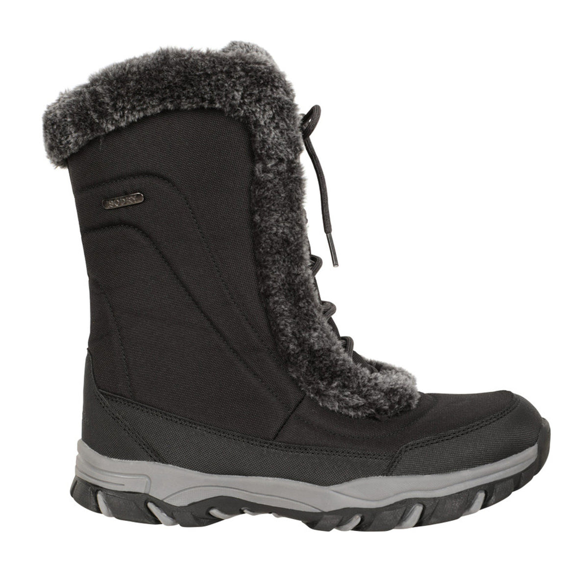 Jet Black - Side - Mountain Warehouse Womens-Ladies Ohio Snow Boots