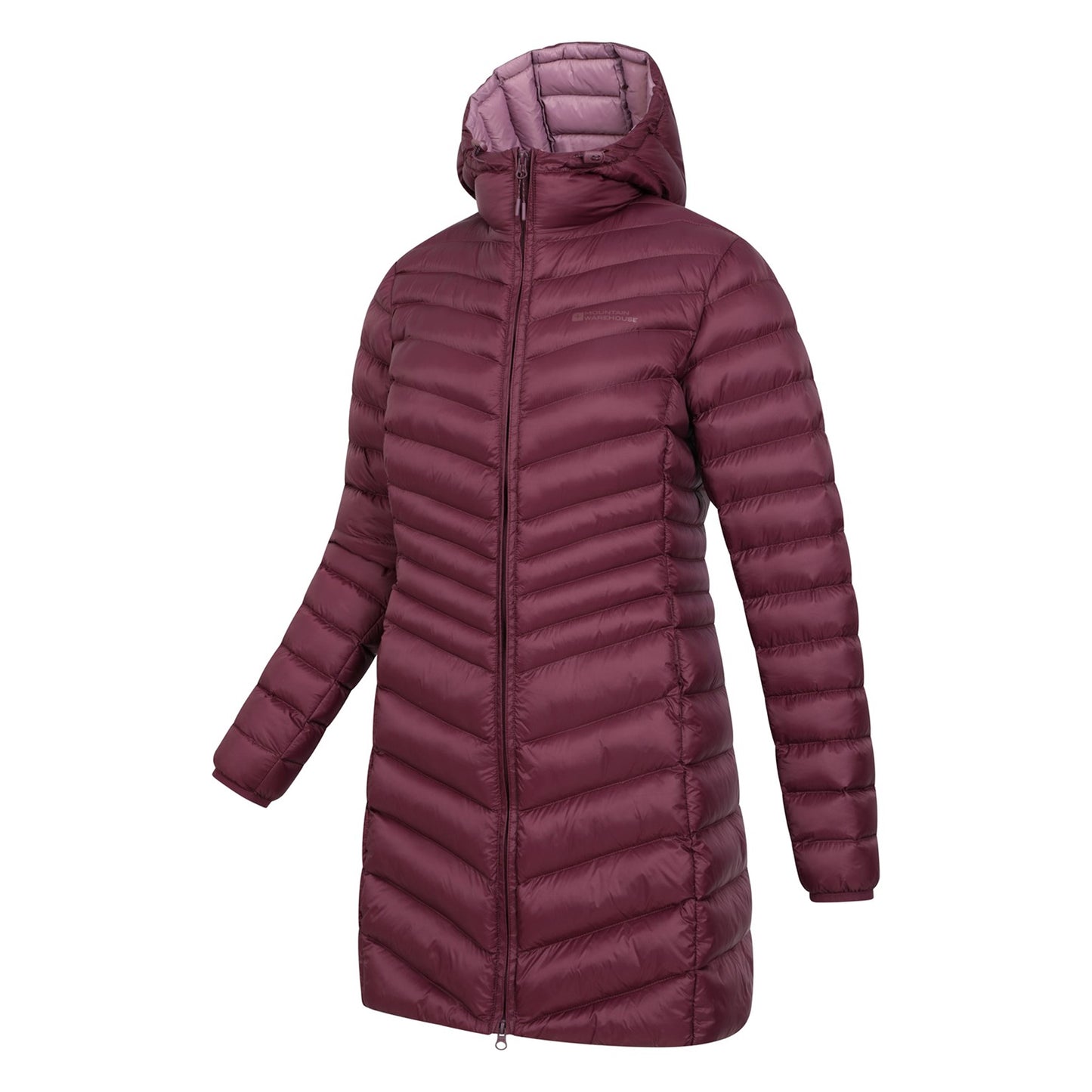 Burgundy - Lifestyle - Mountain Warehouse Womens-Ladies Florence Long Padded Jacket