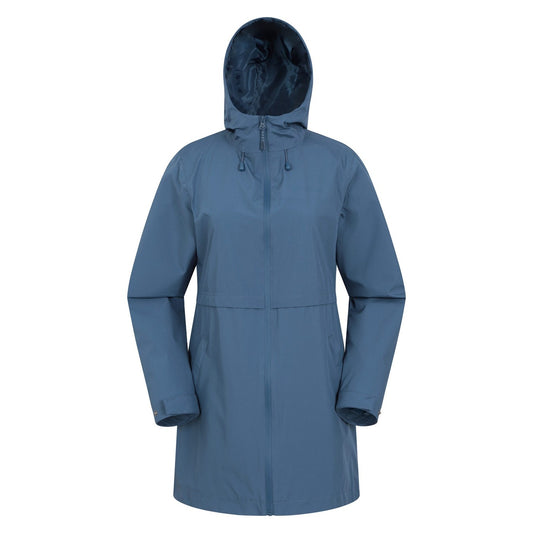 Dark Blue - Front - Mountain Warehouse Womens-Ladies Hilltop II Waterproof Jacket