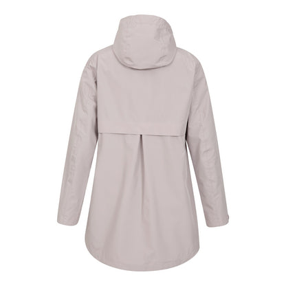 Taupe - Back - Mountain Warehouse Womens-Ladies Hilltop II Waterproof Jacket