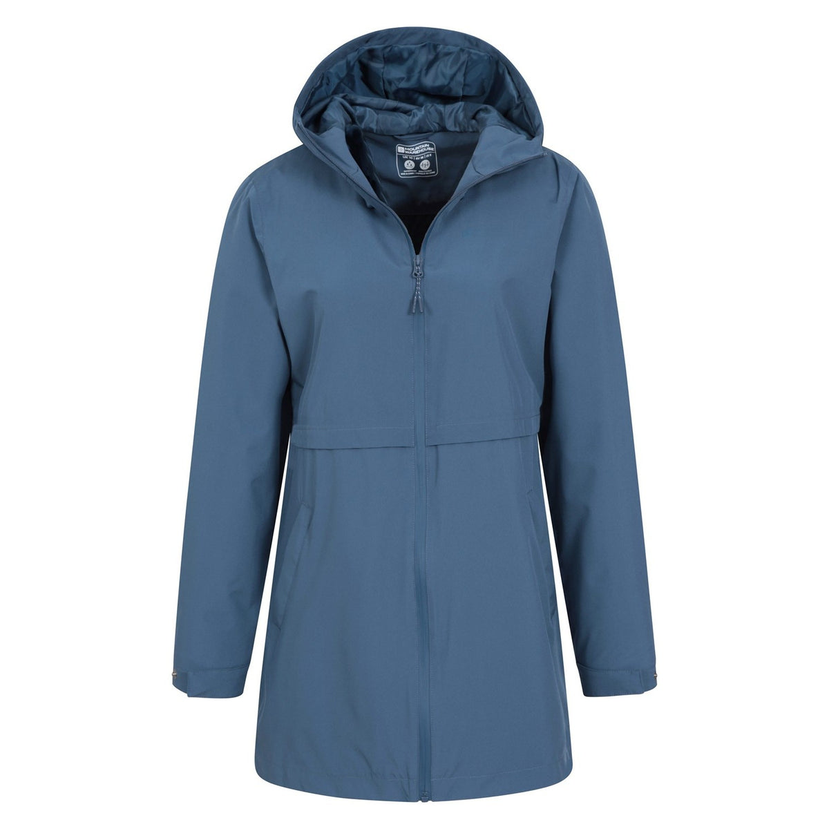 Dark Blue - Pack Shot - Mountain Warehouse Womens-Ladies Hilltop II Waterproof Jacket