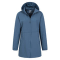 Dark Blue - Pack Shot - Mountain Warehouse Womens-Ladies Hilltop II Waterproof Jacket