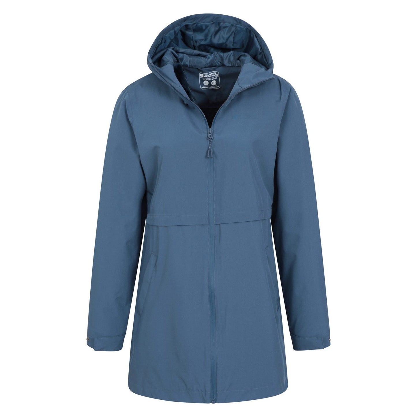 Dark Blue - Pack Shot - Mountain Warehouse Womens-Ladies Hilltop II Waterproof Jacket