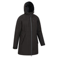 Jet Black - Front - Mountain Warehouse Womens-Ladies Hilltop II Waterproof Jacket