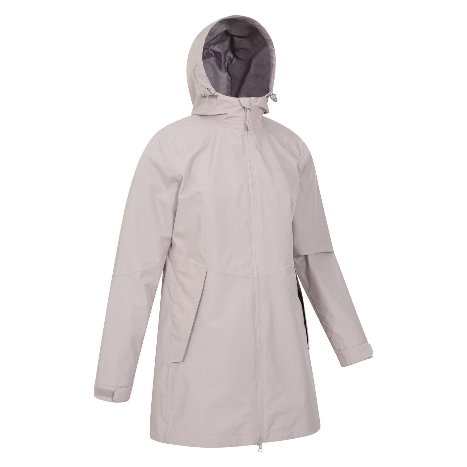Taupe - Side - Mountain Warehouse Womens-Ladies Hilltop II Waterproof Jacket