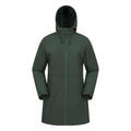 Dark Khaki - Front - Mountain Warehouse Womens-Ladies Hilltop II Waterproof Jacket