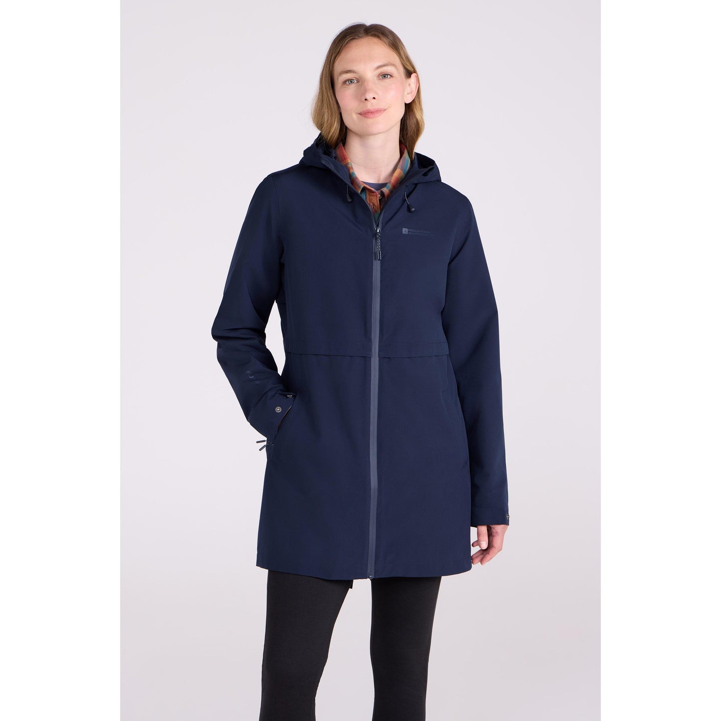 Navy - Front - Mountain Warehouse Womens-Ladies Hilltop II Waterproof Jacket