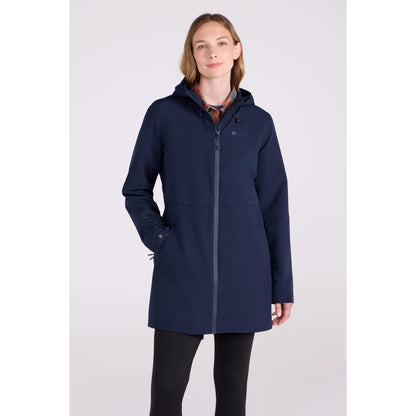 Navy - Front - Mountain Warehouse Womens-Ladies Hilltop II Waterproof Jacket