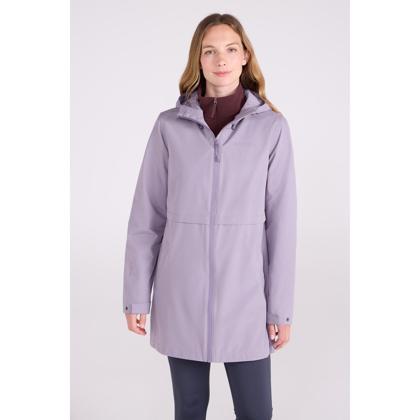 Dusky Purple - Front - Mountain Warehouse Womens-Ladies Hilltop II Waterproof Jacket