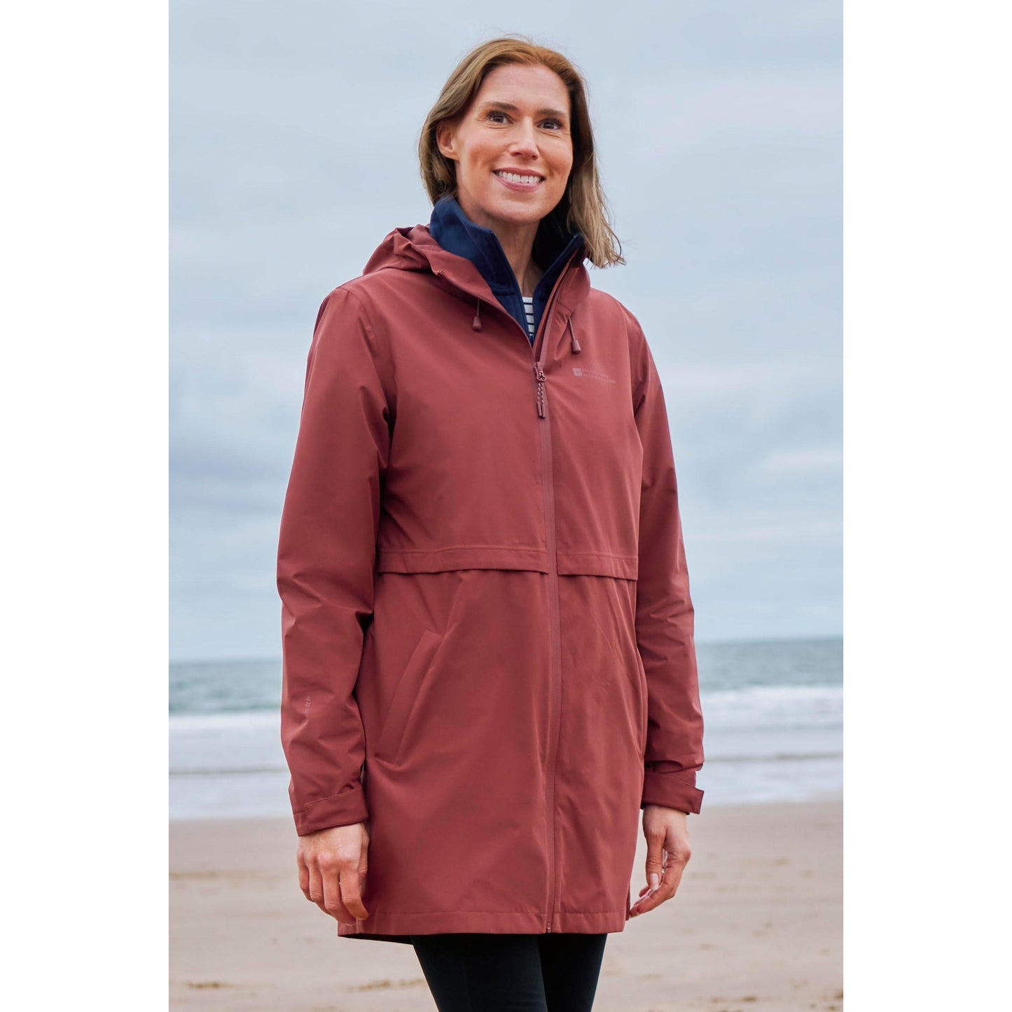 Rust - Front - Mountain Warehouse Womens-Ladies Hilltop II Waterproof Jacket
